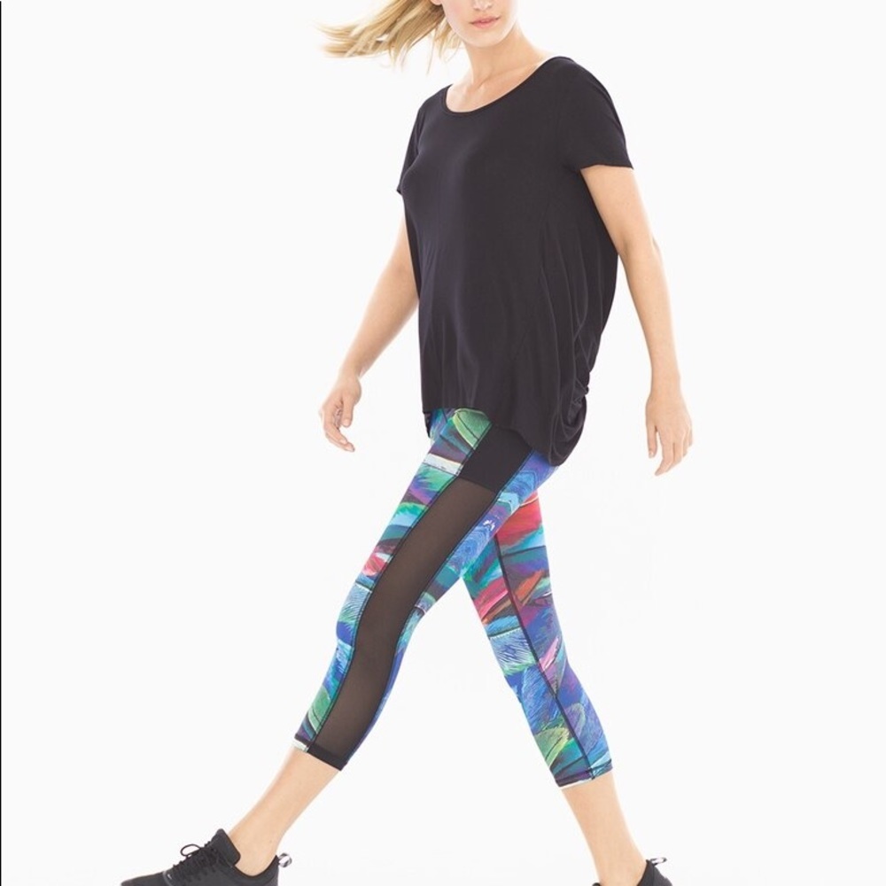 X by Gottex Colorful Capri leggings SP EUC - Picture 11 of 12